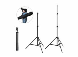 Podpěra pro pozadí ve fotoateliéru Puluz 2x2m Pozadí 3 ks PKT5204