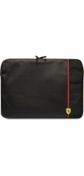 Ferrari Sleeve 14" black Carbon&Smooth Stylová a elegantní pouzdro Ferrari je skvělé pro obchodní jednání a každodenní použití.