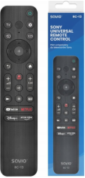 Univerzální dálkový ovladač Savio/náhrada pro TV Sony SMART TV RC-13