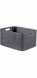 Úložný kufr CURVER STYLE, 30 l, šedý, 43×32×23 cm