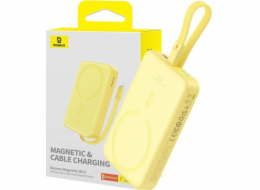 Baseus P10022109Y23-00 Lithium-polymerová (LiPo) powerbanka 10000 mAh Bezdrátové nabíjení Žlutý