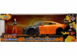 Naruto Nissan GT-R 1:24 + akční figurka Naruto Jada