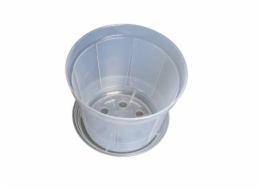 Hrnec Uniplastex UDCO14, plast, O14 cm, transparentní