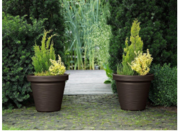 Květináč Lamela Agawa DLuto 744-83, plastový, O 46 cm