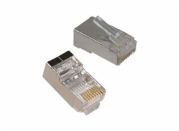 Zástrčky Okko, RJ45, 8P8C, stíněné, 6 ks.