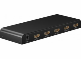 goobay HDMI splitter 1 až 4 (4K @ 30 Hz)