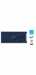 ViewSonic Flat Touch Display IFP105UW/ 105"/WUHD/128GB/8GB/400cd / Android / OPS/ HDMI/ USB-C/Subwoofer Speaker/ Black