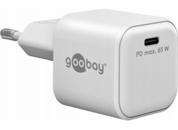 goobay USB-C rychlonabíječka Nano, PD, GaN, 65 wattů