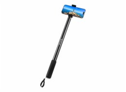 Kovová selfie tyč 2 m PULUZ pro Insta360 One RS/X2/X3/X4 (černá)