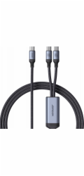 Kabel Speedy USB-C na 2x USB-C Joyroom SA21-1T2/ 100W / 1,5 m (černý)