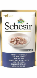 SCHESIR in jelly Tuna with seabass - mokré krmivo pro kočky - 85 g