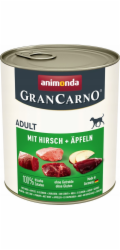 ANIMONDA GranCarno Adult Deer and apple - mokré krmivo pro psy - 800g