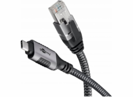 goobay Ethernetový kabel USB-C 3.2 Gen1 samec > RJ-45 samec, LAN adaptér goobay Ethernetový kabel USB-C 3.2 Gen1 samec > RJ-45 samec, LAN adaptér
