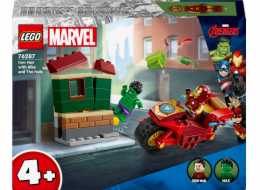 LEGO 76287 Marvel Super Heroes Iron Man s kolem a Hulkem, stavebnice