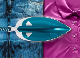 Philips GC6815/20 profesionální žehlička 2400 W 1,3 l Žehlicí plocha SteamGlide Modrá, Bílá