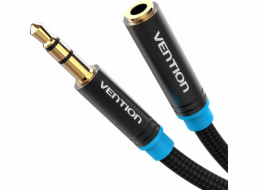 Cable Audio Braided 3.5mm male-female Vention VAB-B06-B300-M 3m Black