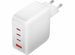 Wall charger, Vention, FEIW0-EU,  3xUSB-C, USB- A, 140W/140W/30W/18W, GaN (white)