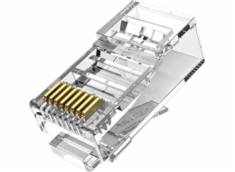 Plug RJ45 CAT6 UTP Connector Vention IDDR0-100 Transparent 100 pcs.