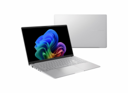ASUS NTB Vivobook S 15 OLED (S5507QA-OLED006W), X1E 78 100, 15.6" 2880x1620, 16GB, 1TB SSD, Adreno, W11Home, Cool Silver