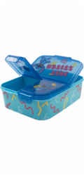Box na oběd pro děti STOR 75020 3 přihrádky Stitch Palms (modrý)