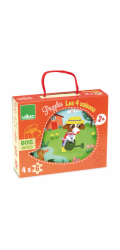 Vilac Dřevěné puzzle 4 období