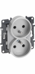 Legrand Nilee Step Double 2x2p+z více snímků, šroubovací svorky, se srážením kontaktů z hliníku 863334