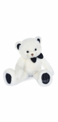 Doudou Histoire d´Ours Plyšový medvídek s tmavě modrým motýlkem 30 cm