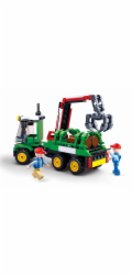 Sluban Town Farma M38-B0778 Traktor s přívěsem na klády