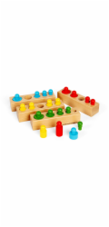 Bigjigs Toys Motorická vkládačka bloky 24 dílků