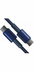 Kabel USB-C na USB-C Baseus Tungsten Gold, 100 W, 1 m (modrý)