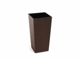 Hrnec Lamela 590-83, plast, H 30 cm, hnědý
