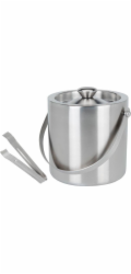 Kbelík na led s kleštěmi nerezový