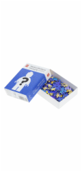 Chronicle Books Puzzle LEGO® Tajemná minifigurka Modrá edice 126 dílků