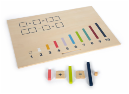 small foot Počítání v dřevěném boxu Educate