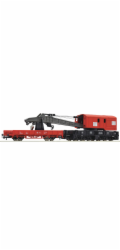 Roco Jeřábový vagón s ochranným vagónem, DB AG - 56240