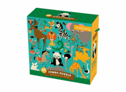 Mudpuppy Jumbo puzzle Zvířátka z celého světa 25 dílků