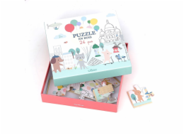Vilac Panoramatické dřevěné puzzle Paříž - Sarah Betz