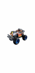 Sluban Power Bricks Natahovací Stříbrný ohnivák Off-road Monster