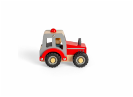 Bigjigs Toys Traktor červený