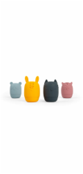 Bigjigs Toys Silikonová mačkací zvířátka do koupele