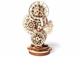 Ugears 3D dřevěné mechanické puzzle Steampunkové hodiny