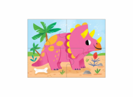 Mudpuppy Puzzle Dinosauři sada 4 v 1