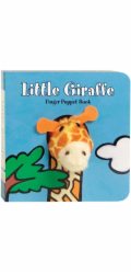 Chronicle Books Maňásková knížka Malá žirafa