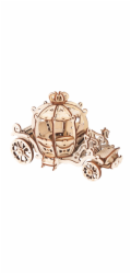 Woodcraft Dřevěné 3D puzzle Pohádkový kočár