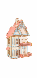 Woodcraft Dřevěné 3D puzzle Gotická vila