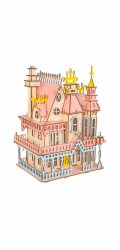 Woodcraft Dřevěné 3D puzzle Velkolepá vila