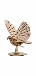 Woodcraft Dřevěné 3D puzzle Holub