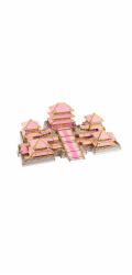 Woodcraft Dřevěné 3D puzzle Epang palace