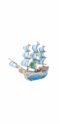 Woodcraft Dřevěné 3D puzzle Loď ze snu