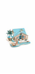 Woodcraft Dřevěné 3D puzzle Vila na Bali